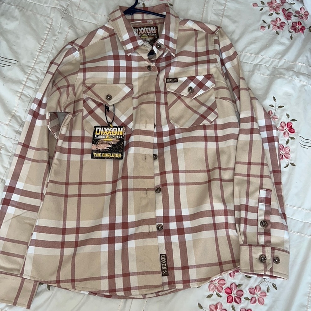 BRAND NEW DIXXON WOMENS BURLEIGH FLANNEL